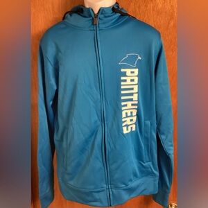 Men's New Era Carolina Panthers Fullzip Hoodie Sz. L
